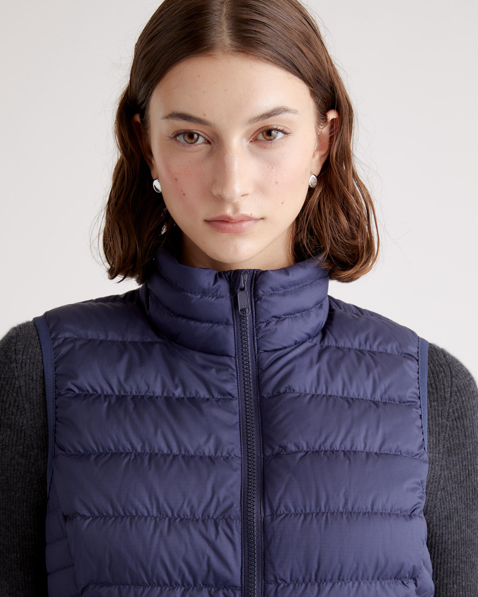 Quince | Women's Lightweight Down Packable Puffer Vest Size XS, Recycled Polyester Product Image