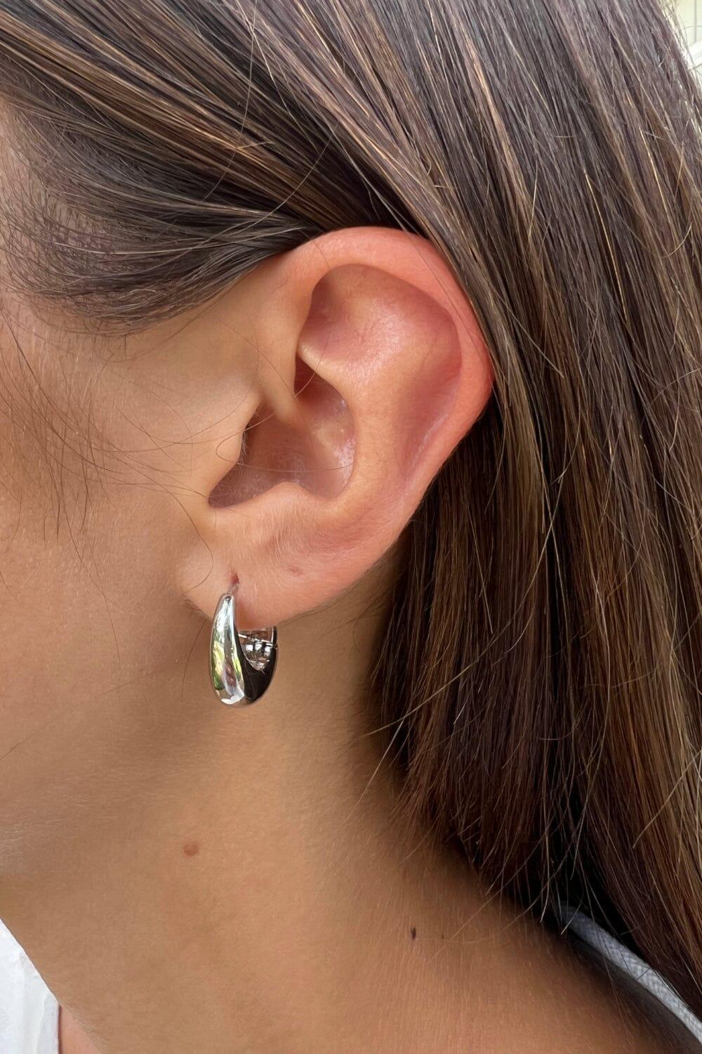 Chunky Hoop Earrings Product Image