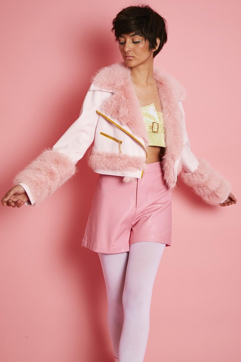 Pretty in Pink Biker Jacket Product Image