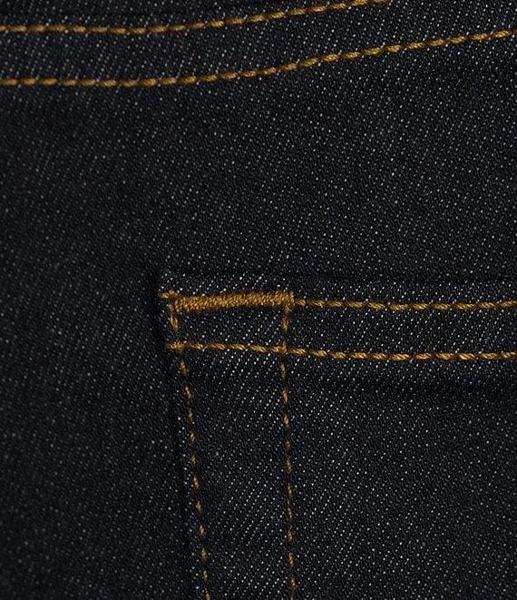 Cremieux Premium Denim Relaxed Straight Fit Dark Wash Stretch Jeans Product Image