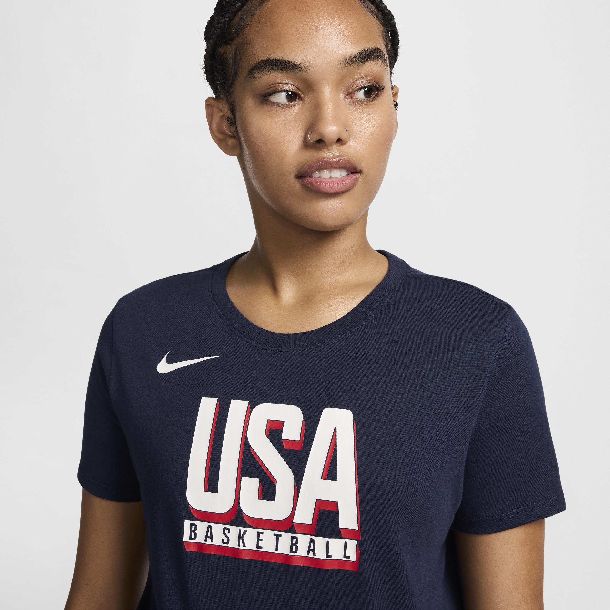 USA Women's Nike Dri-FIT Basketball Practice T-Shirt Product Image