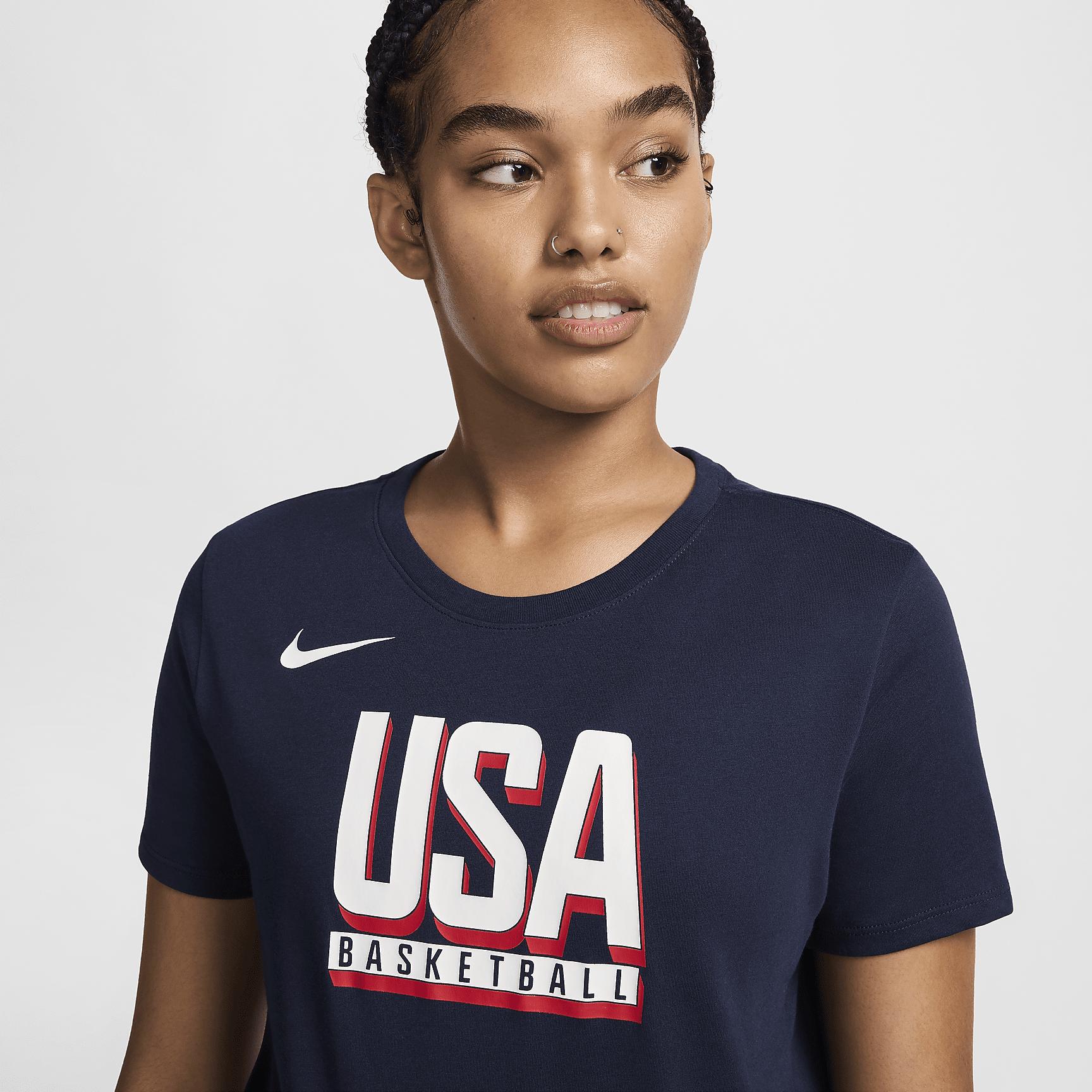 USA Women's Nike Dri-FIT Basketball Practice T-Shirt Product Image
