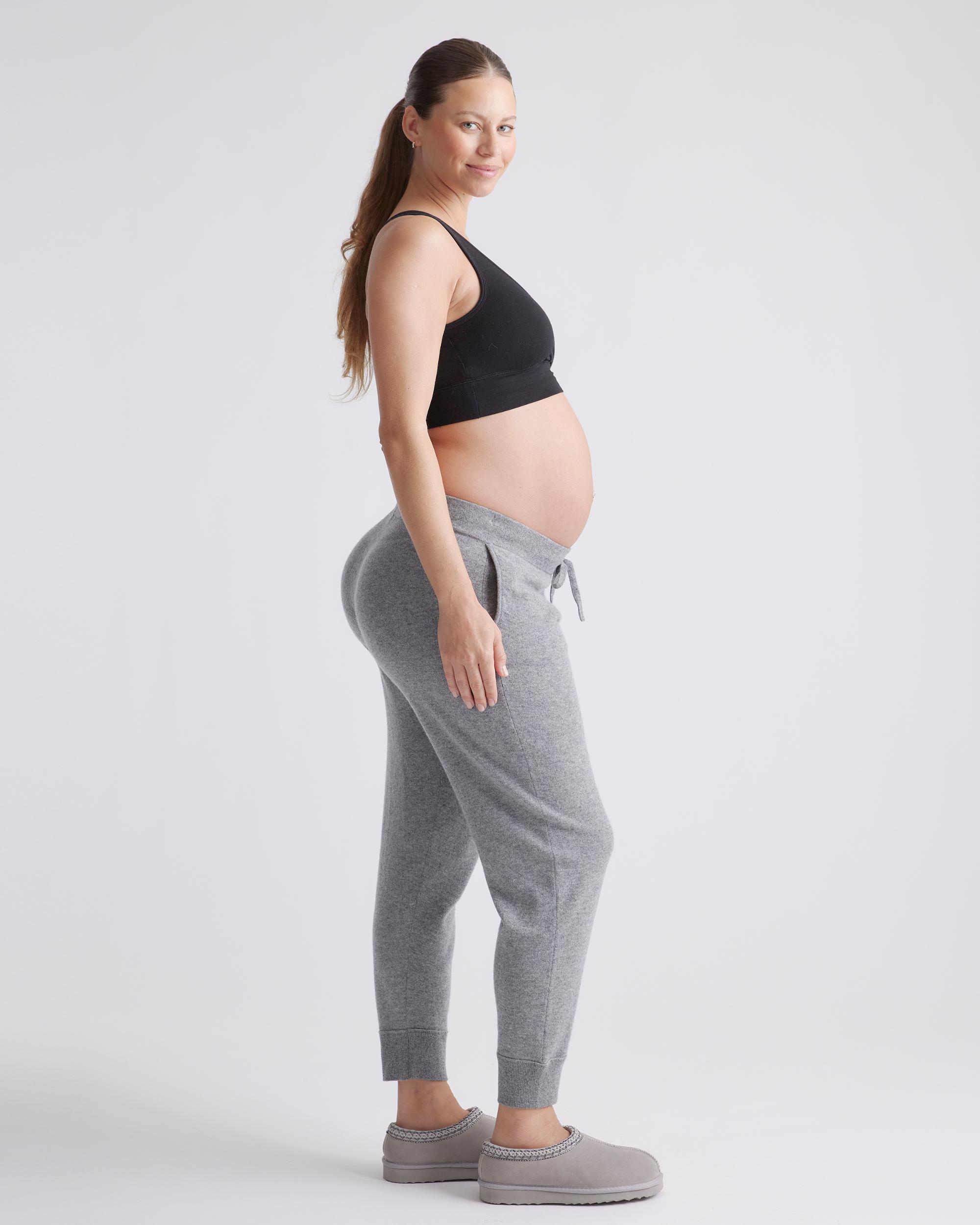 Quince | Women's French Terry Modal Maternity & Nursing Sleep Bra 2-Pack Bamboo Product Image