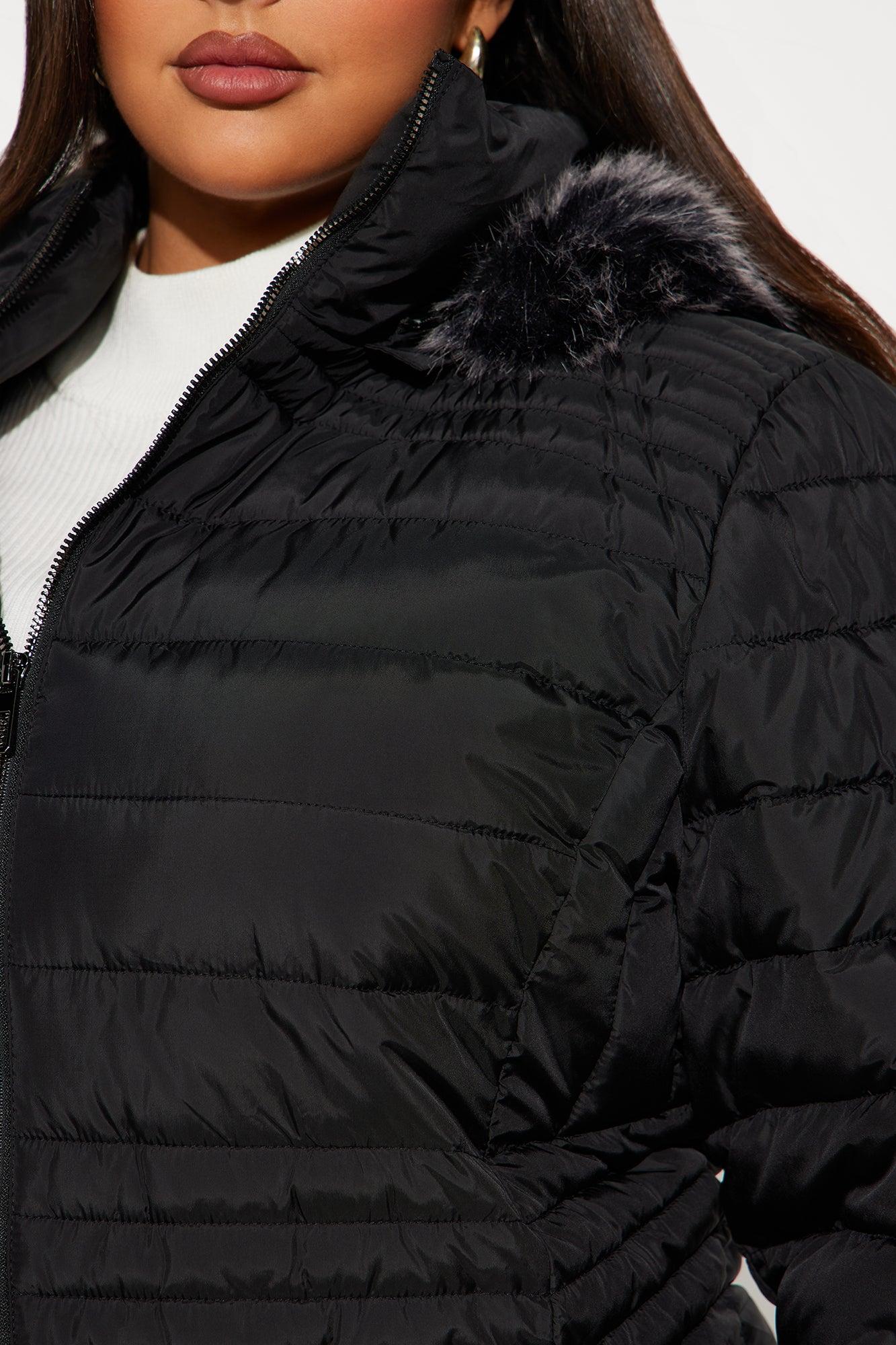 Caught In The Cold Puffer Coat - Black Product Image