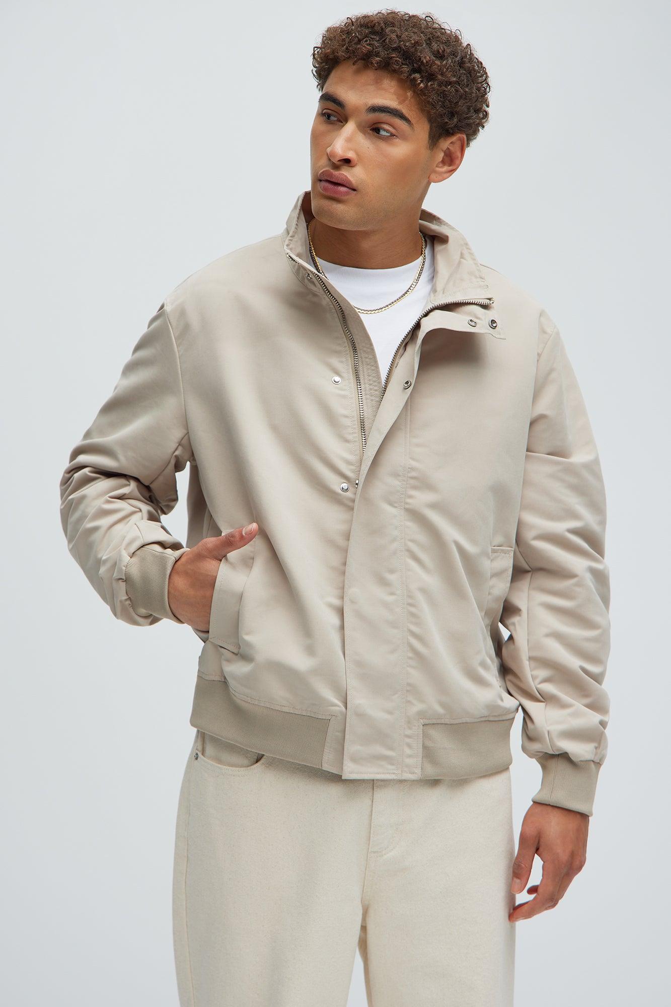 Quite Unique Service Station Jacket - Tan Product Image