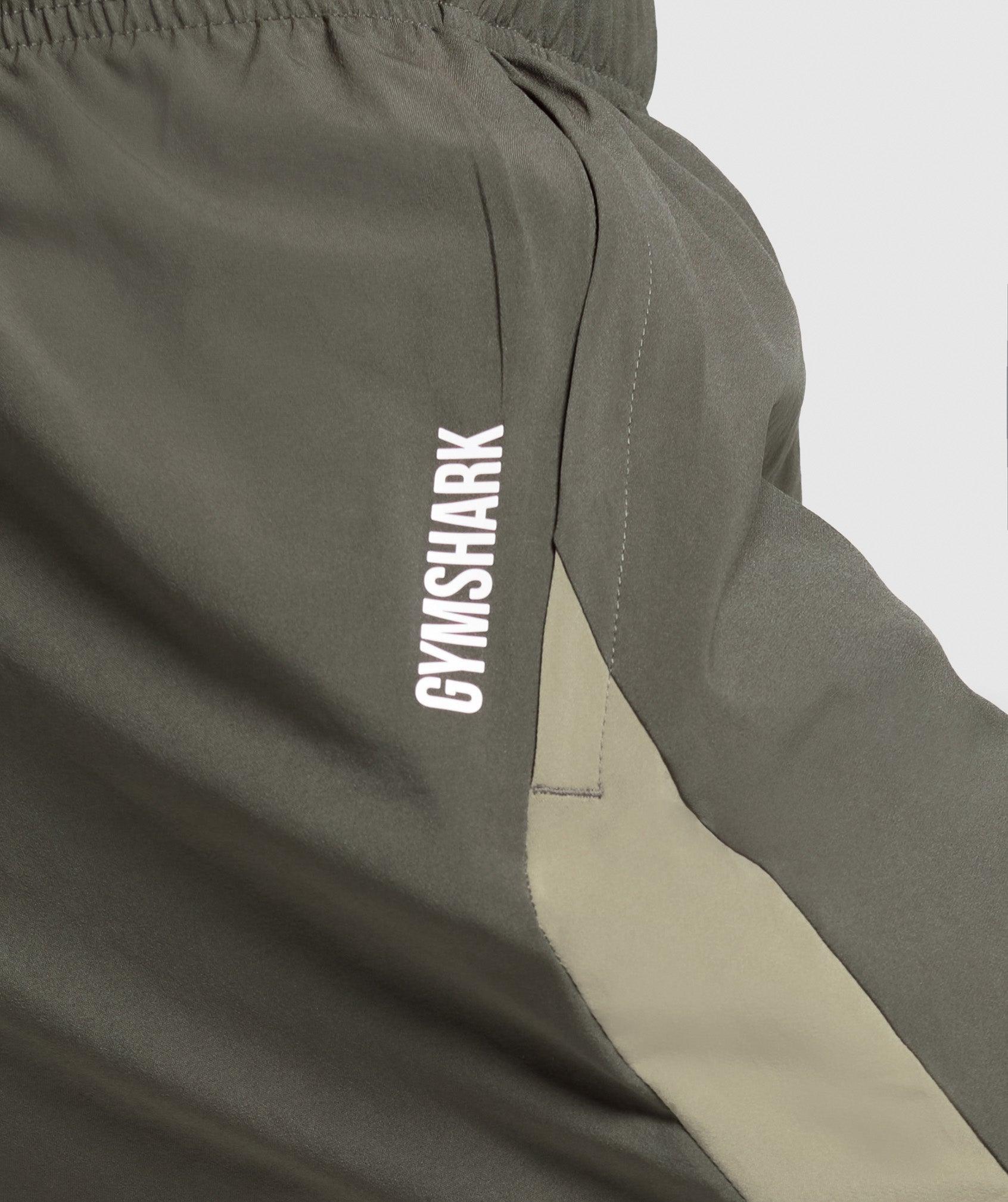 Gymshark Sport  7" Shorts - Strength Green/Utility Green Male Product Image