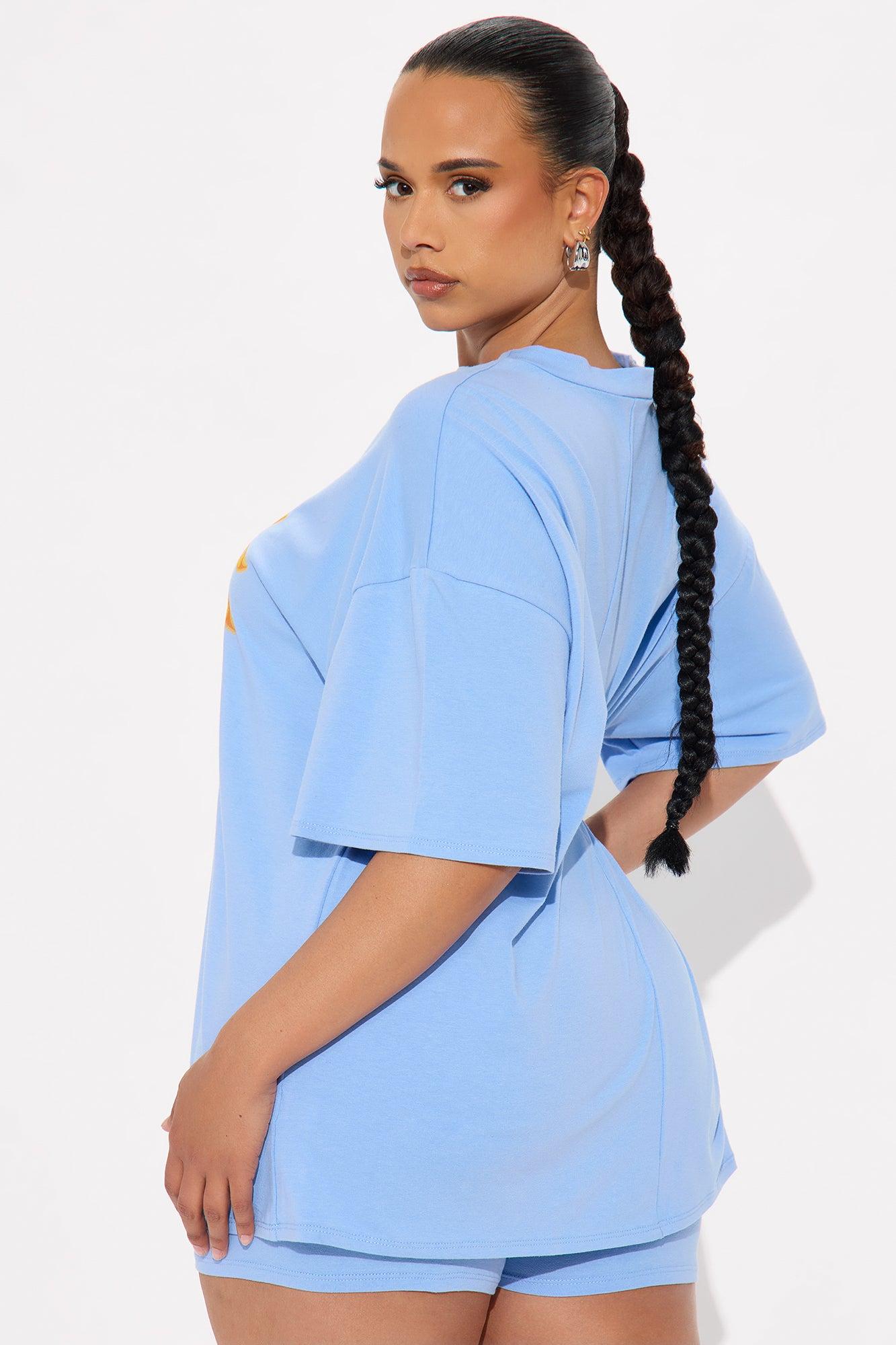 Le Soleil Short Set - Light Blue Female Product Image