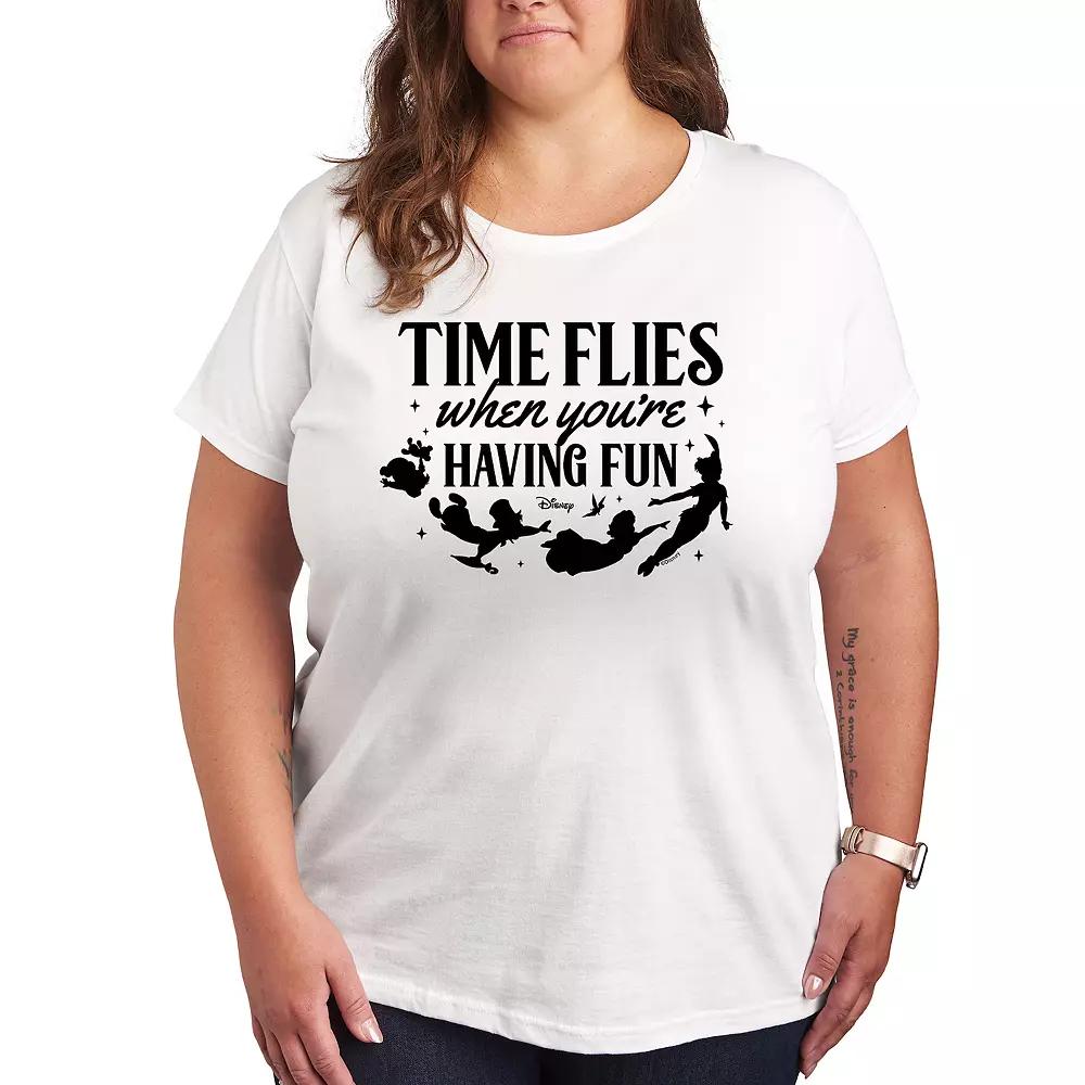 Disney's Peter Pan Plus Time Flies Graphic Tee, Women's,  Product Image