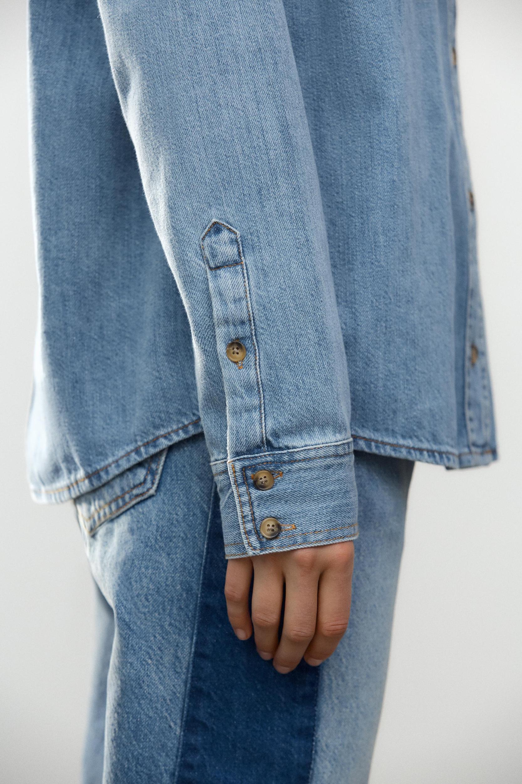 DENIM SHIRT ZW COLLECTION Product Image