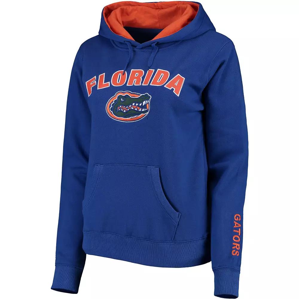 Women's Royal Florida Gators Arch & Logo 1 Pullover Hoodie,  Product Image