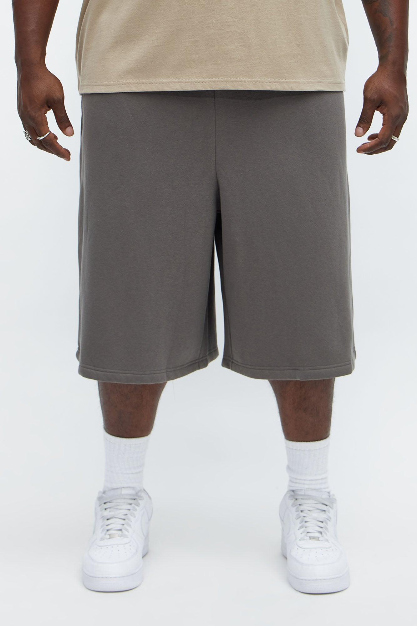 Tyson Baggy Shorts - Charcoal Male Product Image