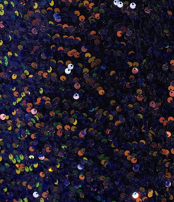 Allison & Kelly Strapless Sequin Cupcake Mini Dress Product Image