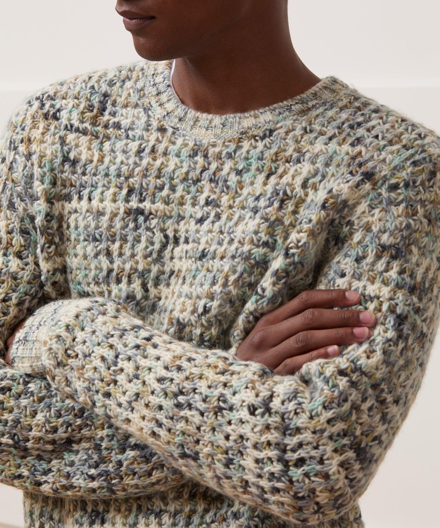 Wool Spacedye Crewneck Sweater Product Image