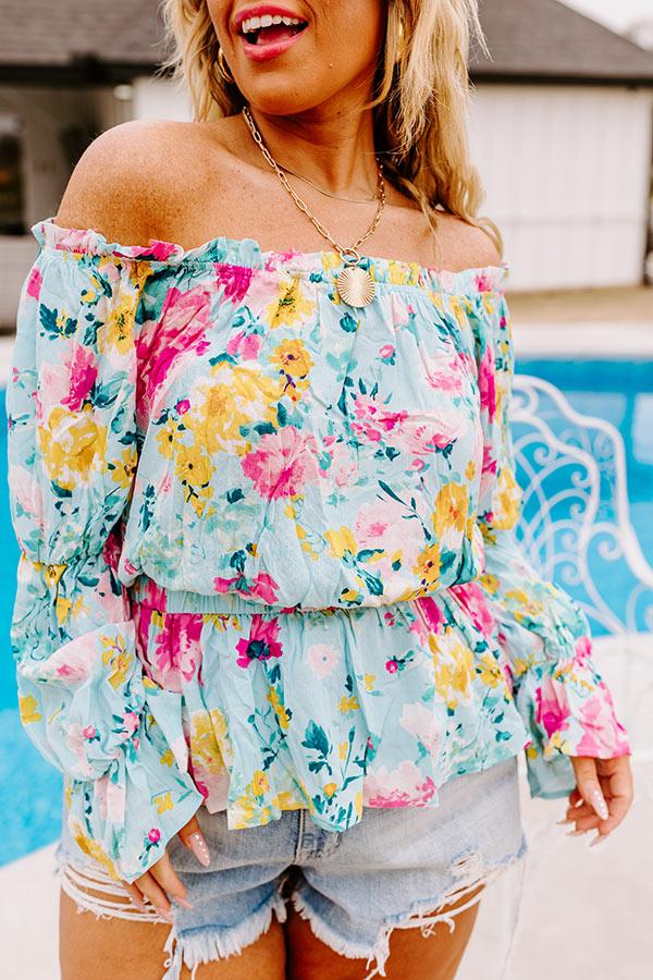 Sandy Shores Off Shoulder Top Curves Product Image