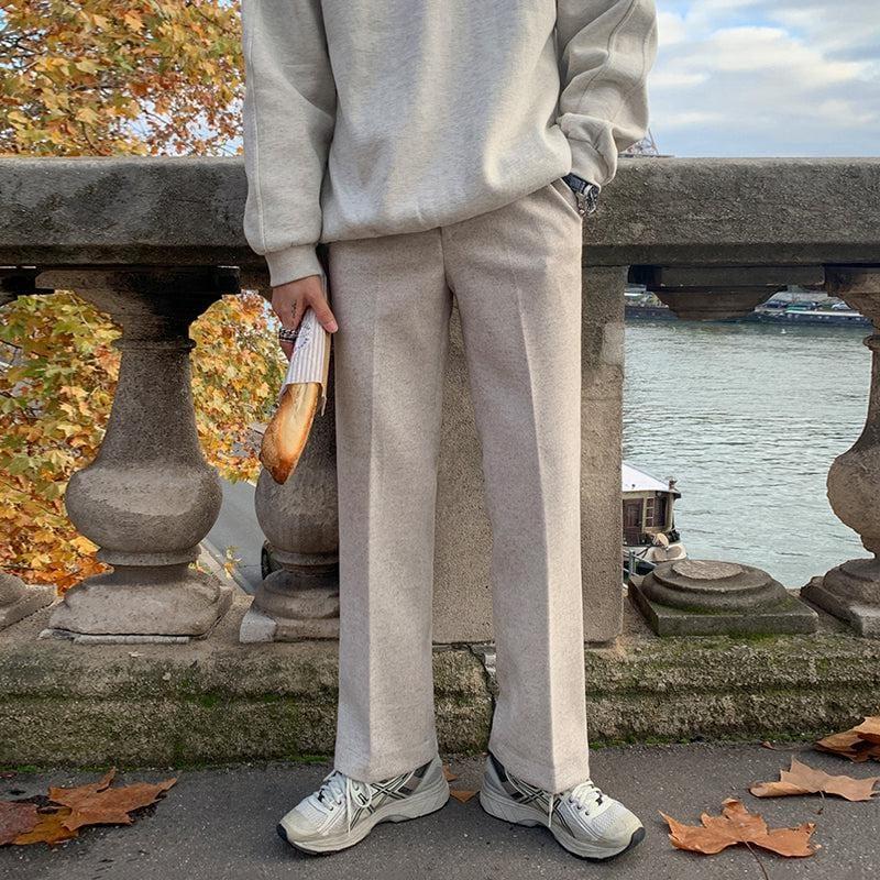 RT No. 1263 WIDE WOOLEN PANTS Product Image