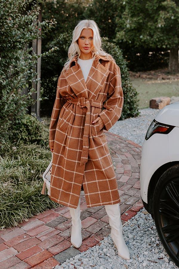 So Plaid You're Mine Coat Product Image