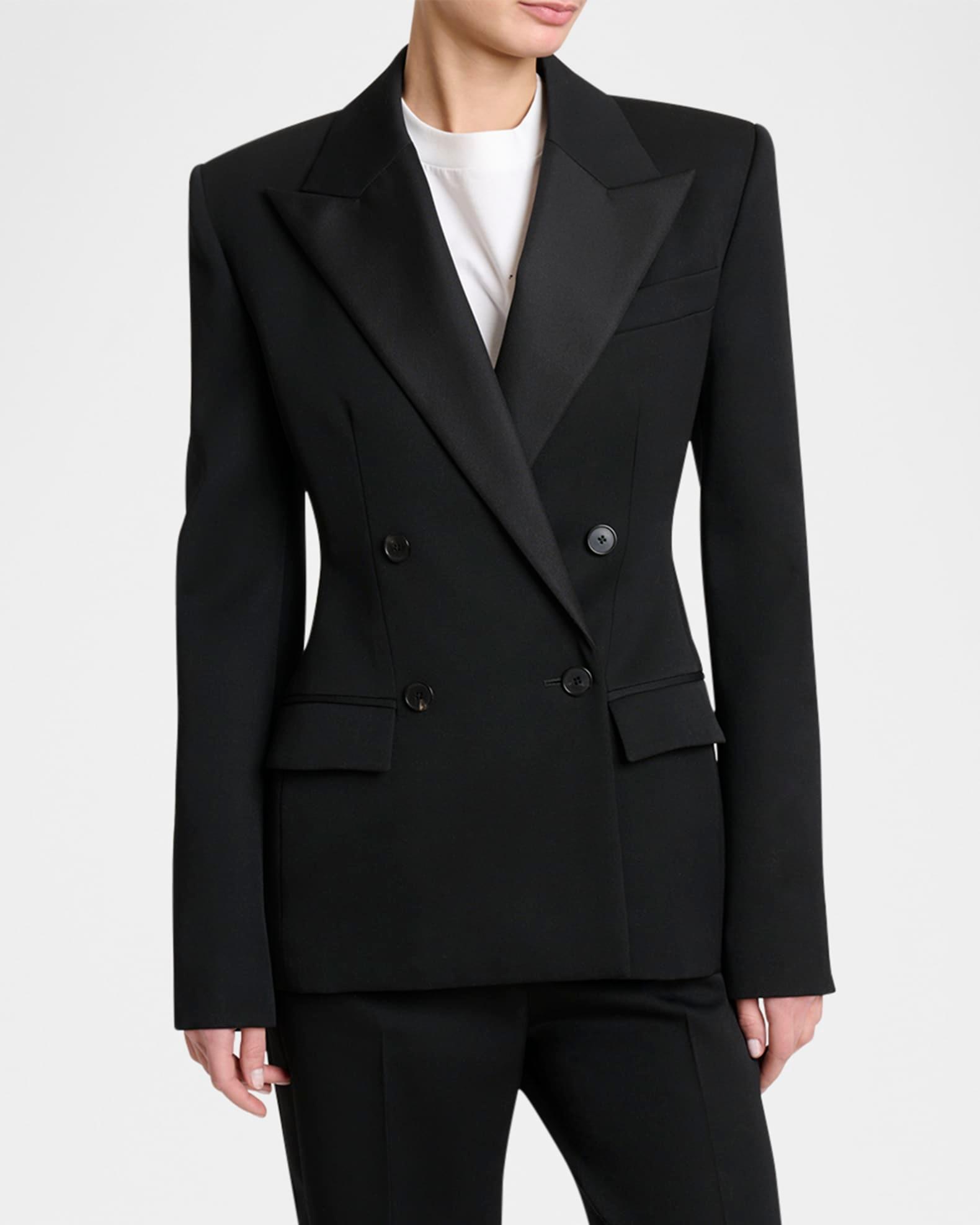 Double-Breasted Tuxedo Jacket Product Image