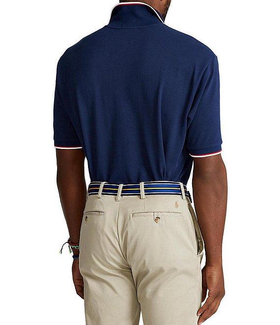 Polo Ralph Lauren Classic Fit Tipped Mesh Short Sleeve Polo Shirt Product Image