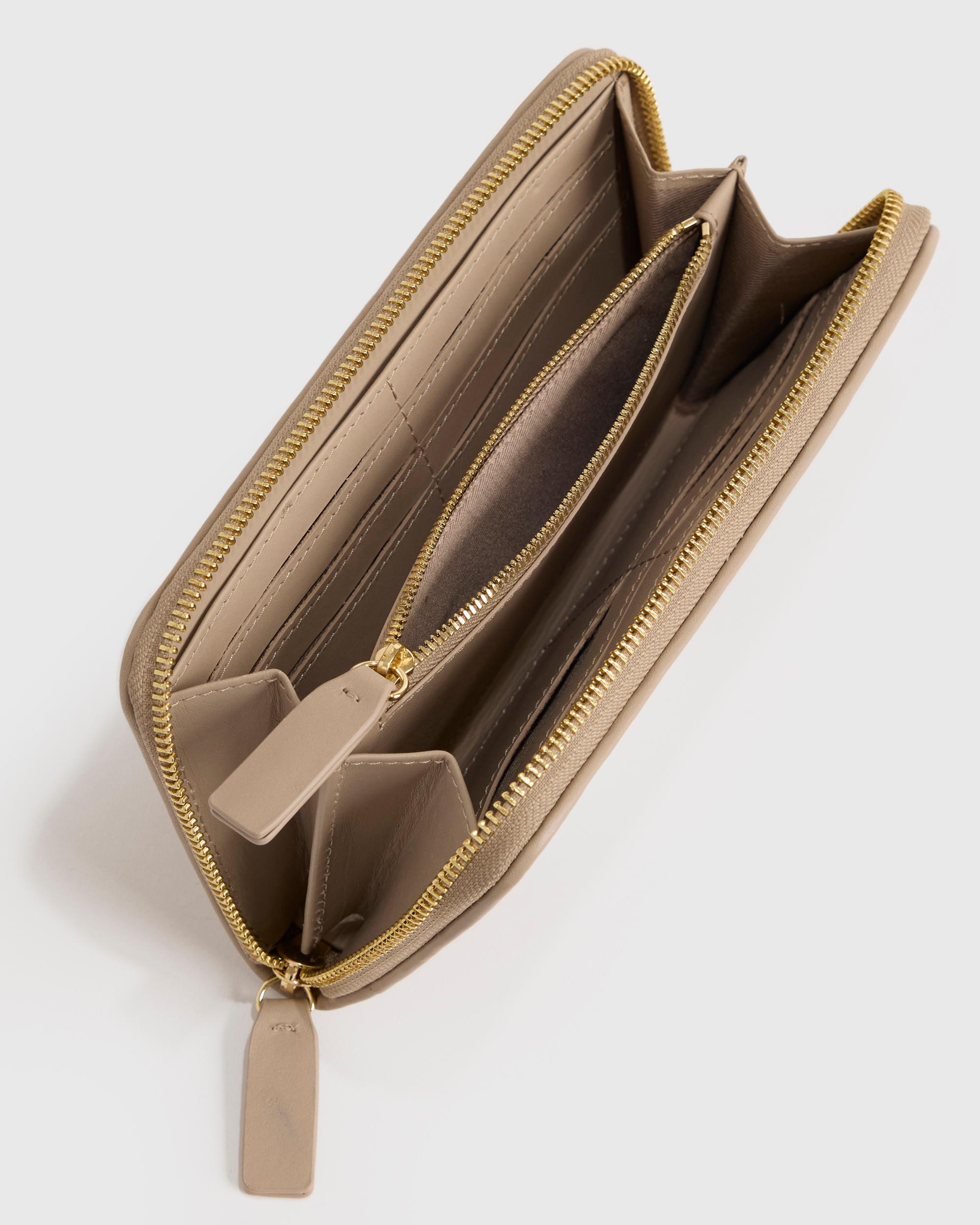 Quince | Women's Italian Leather Handwoven Continental Wallet Product Image