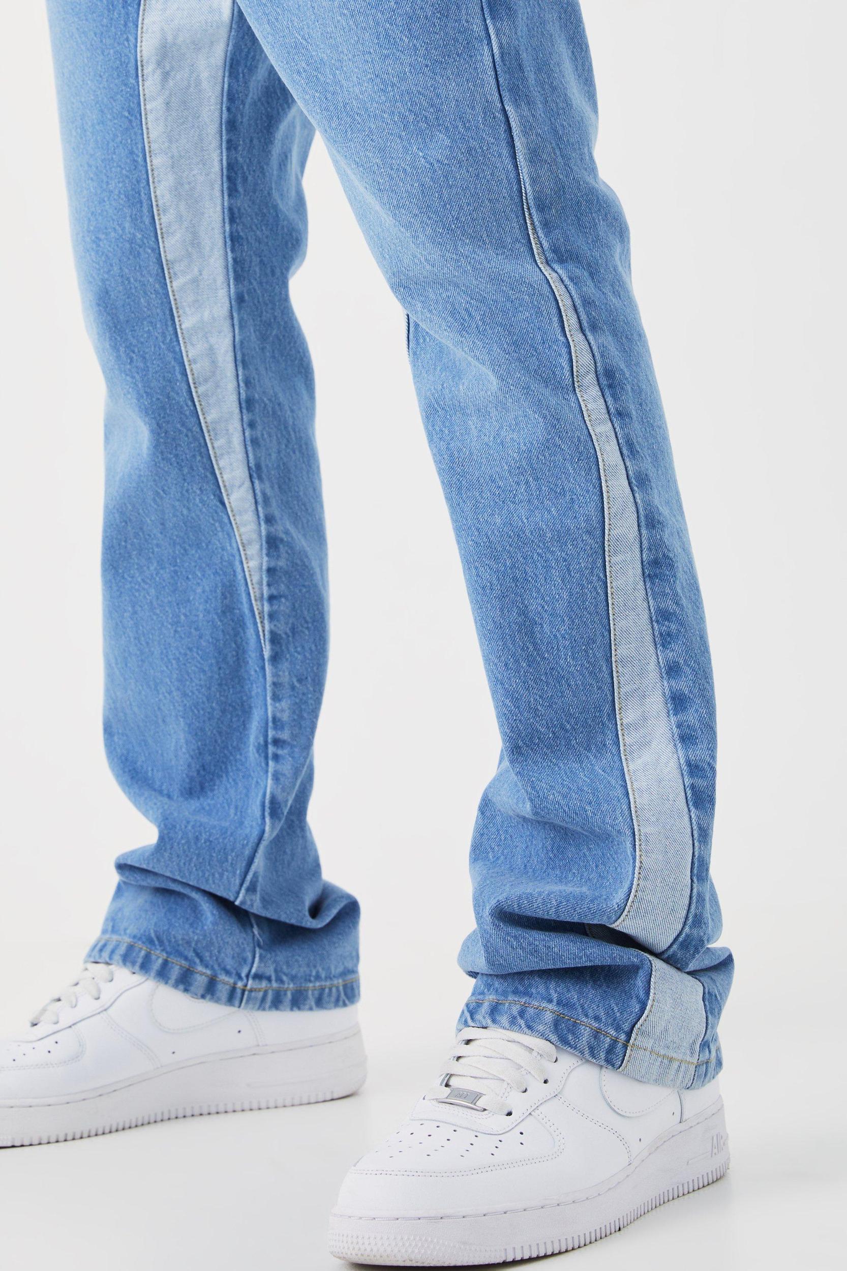 Slim Flare Panel Jeans | boohooMAN USA Product Image