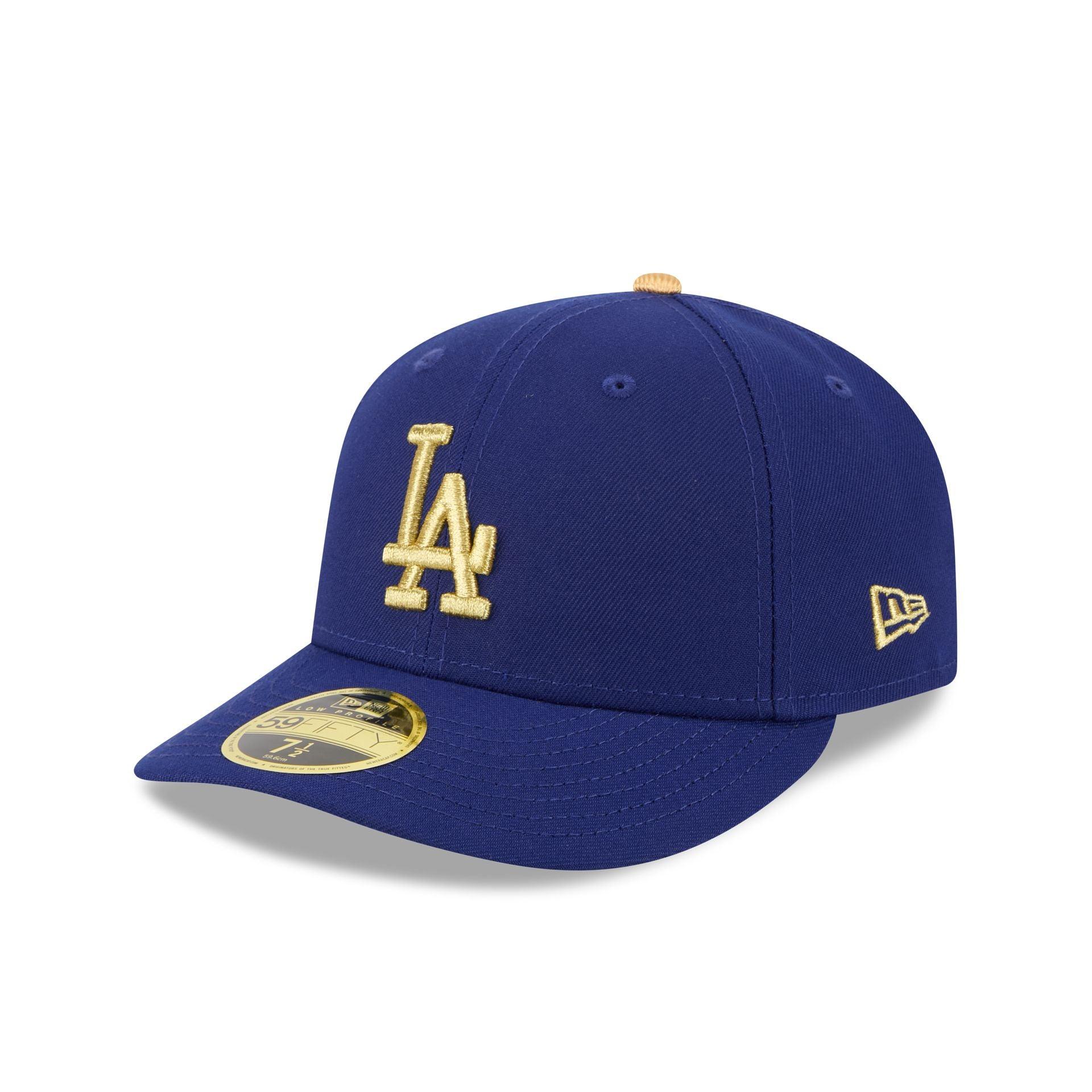 Los Angeles Dodgers Gold Collection Low Profile 59FIFTY Fitted Hat Male Product Image