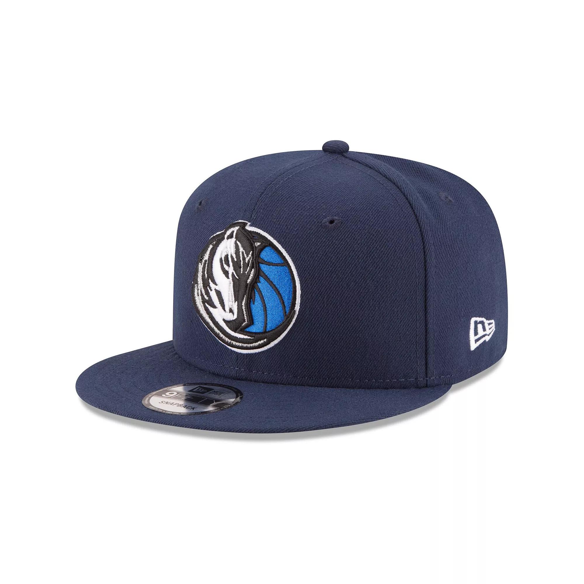 Men's New Era Navy Dallas Mavericks Official Team Color 9FIFTY Snapback Hat, Blue Product Image