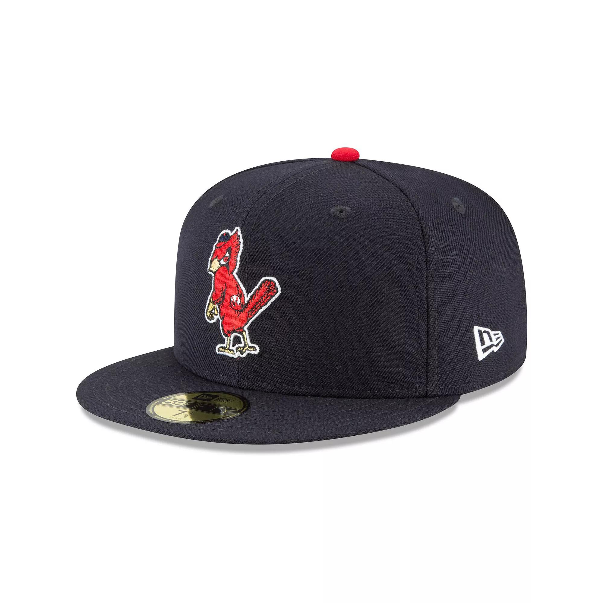 Men's New Era Navy St. Louis Cardinals Cooperstown Collection Wool 59FIFTY Fitted Hat,  Product Image