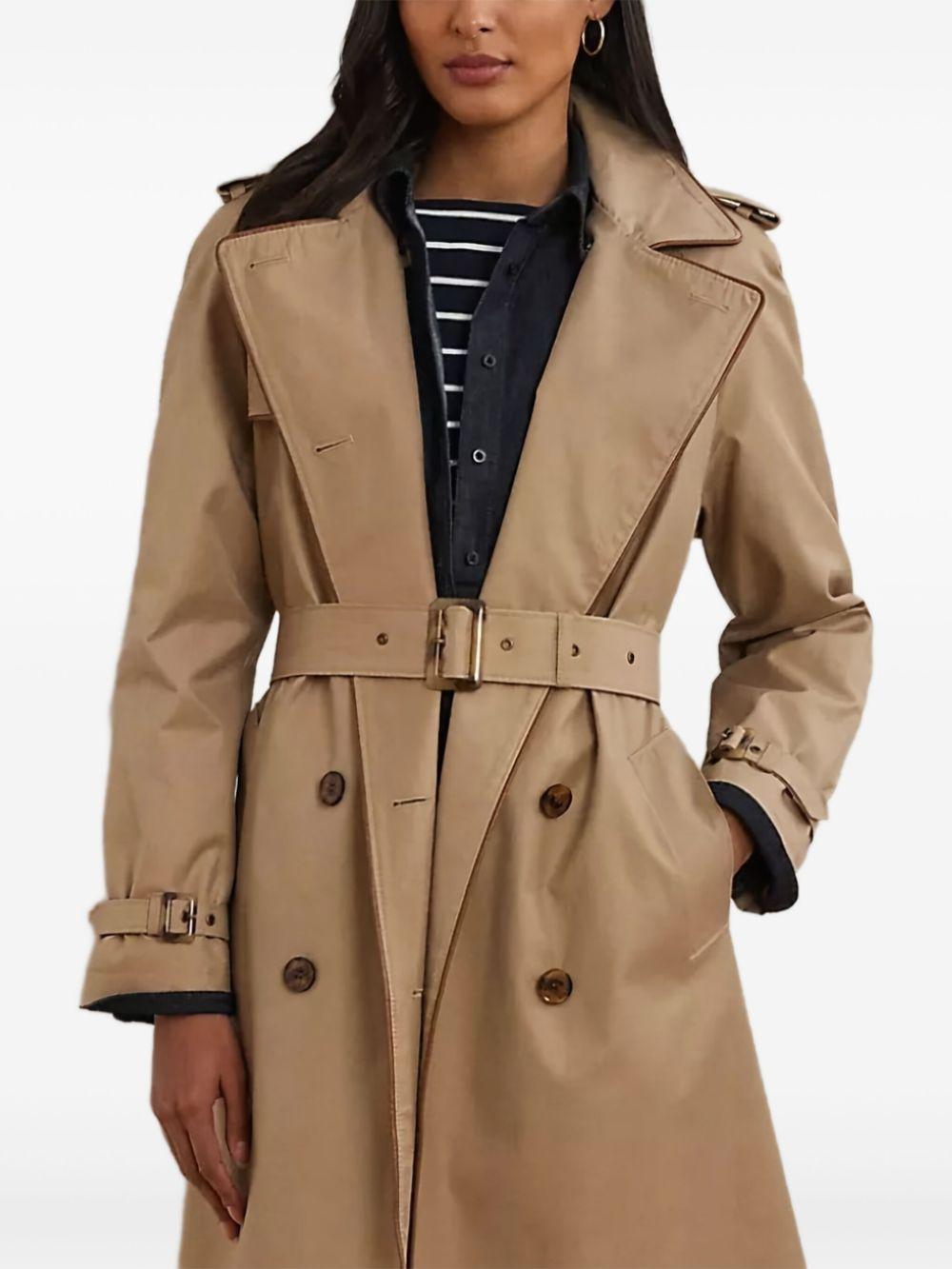 belted trench coat Product Image