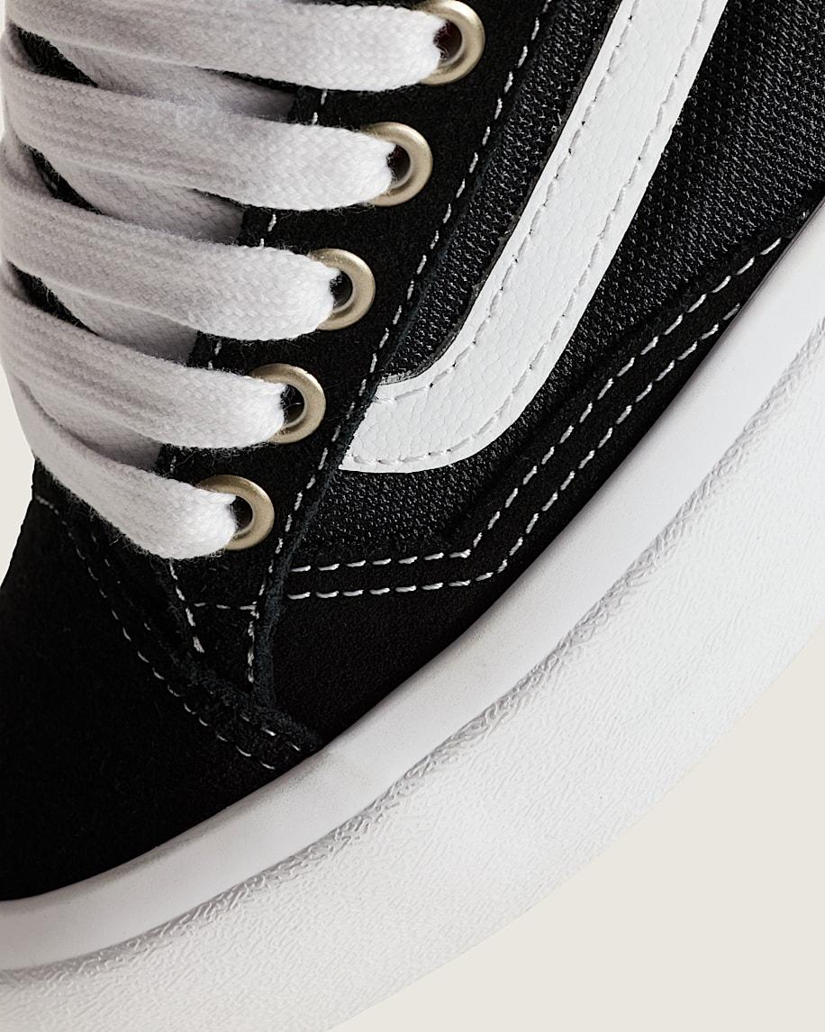Skate Old Skool 36+ Shoe in Black / White / Red| Vans US Product Image