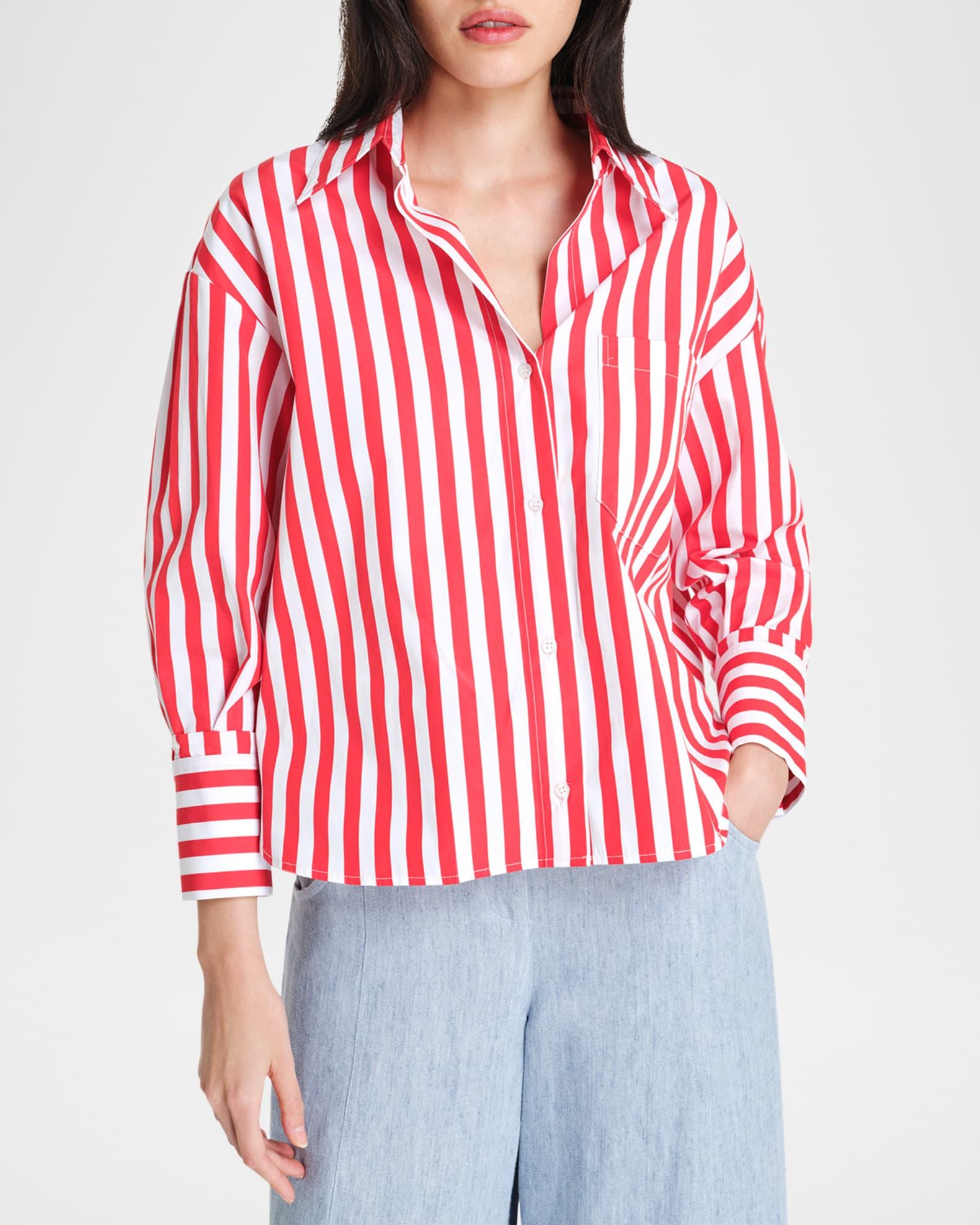 J.D. Striped Button-Front Shirt Product Image