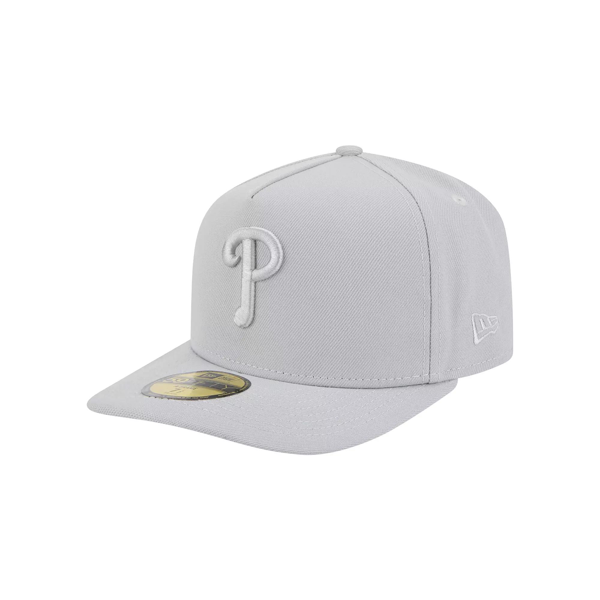 Men's New Era  Gray Philadelphia Phillies Colorpack 59FIFTY Fitted Hat, Size: 7 1/4, Grey Product Image