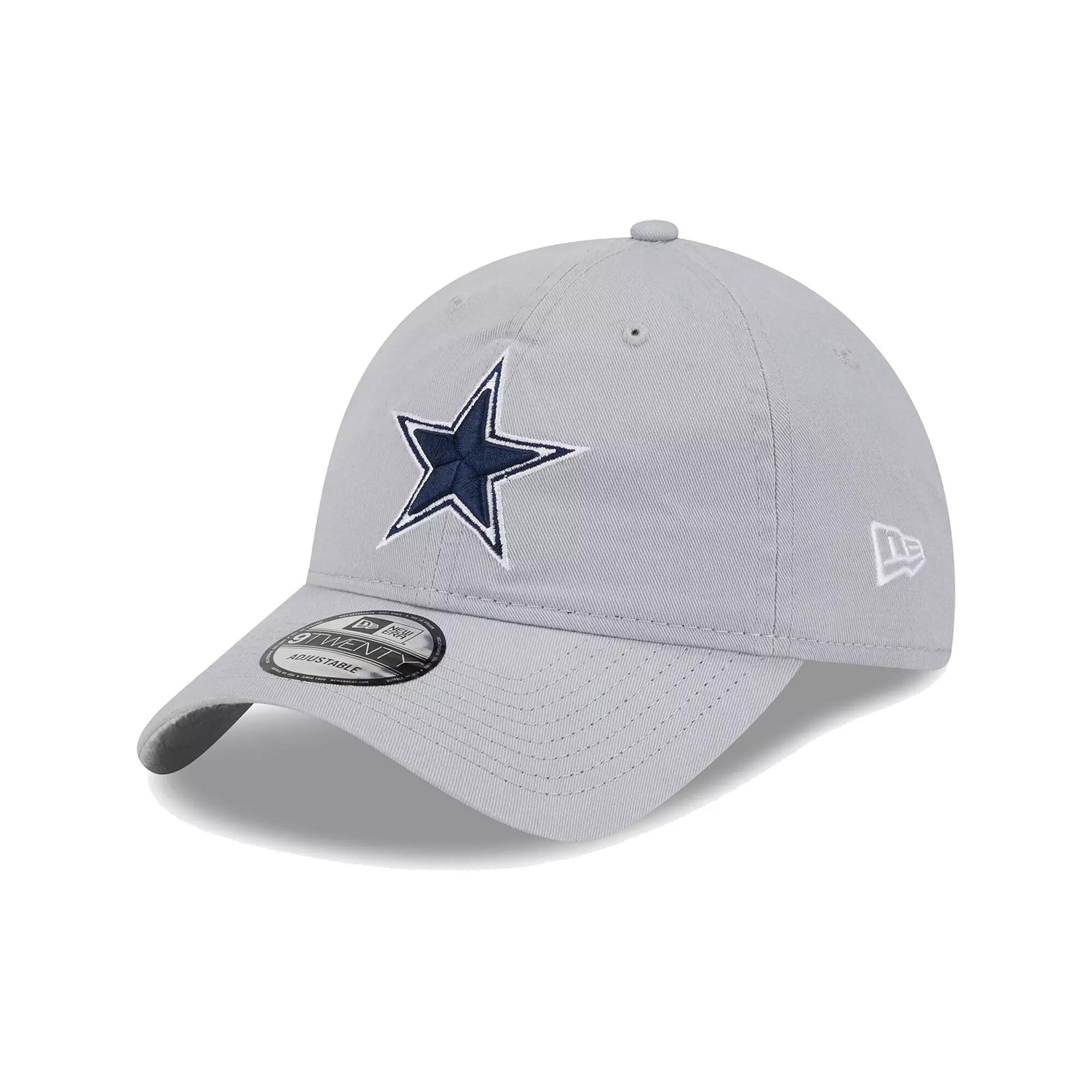 Men's New Era Gray Dallas Cowboys Main Core Classic 2.0 9TWENTY Adjustable Hat, Grey Product Image