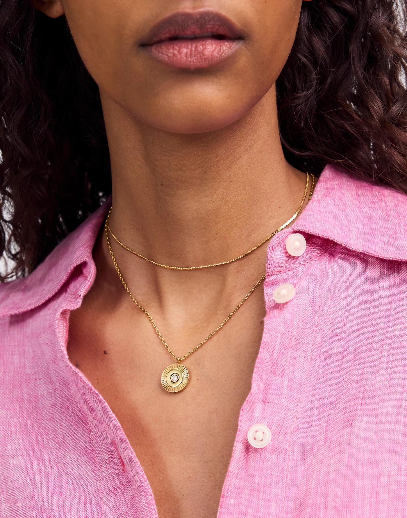 Two-Pack Coin Necklace Set Product Image