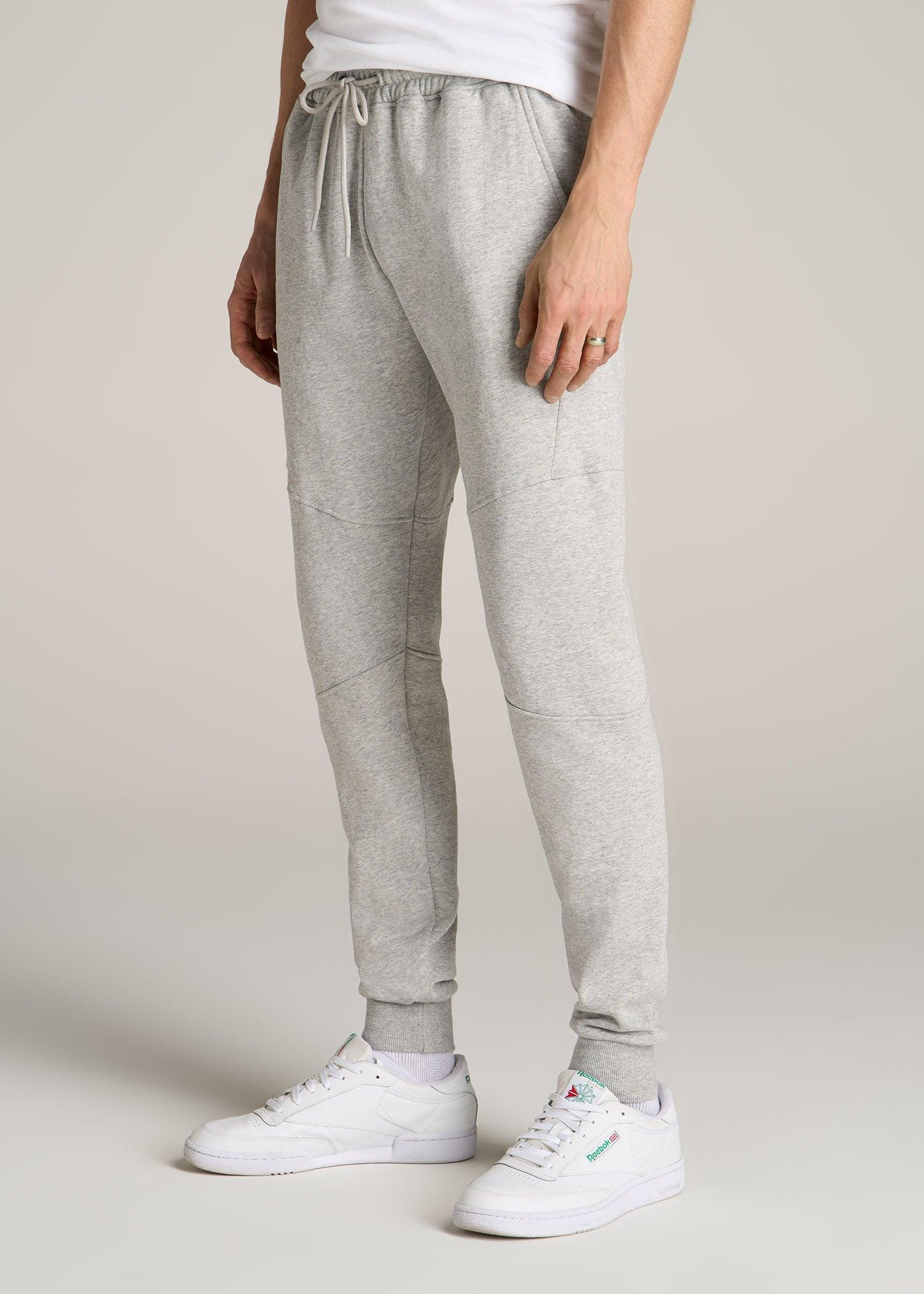 Wearever Fleece Joggers for Tall Men in Grey Mix Product Image