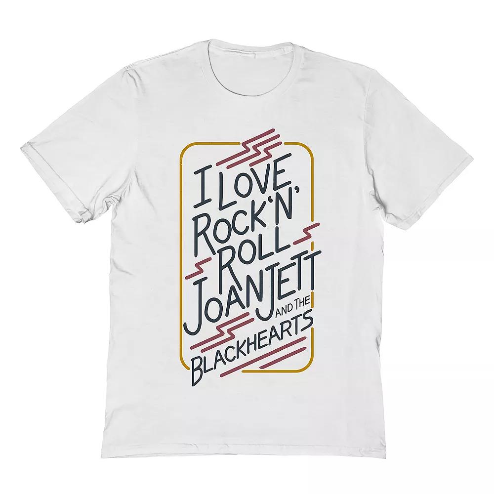 Men's Joan Jett & The Black Hearts I Love Rock N Roll Tee, Size: XL, Natural Product Image