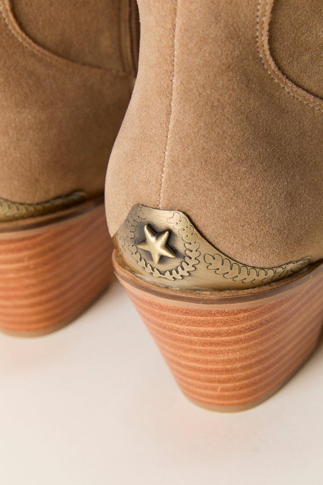 Teresea Taupe Cowboy Boots Product Image