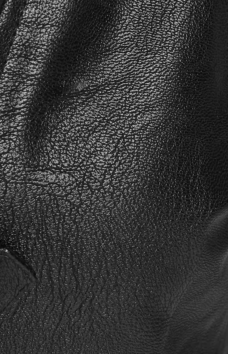 Camille Black Buckle Crop Top Product Image