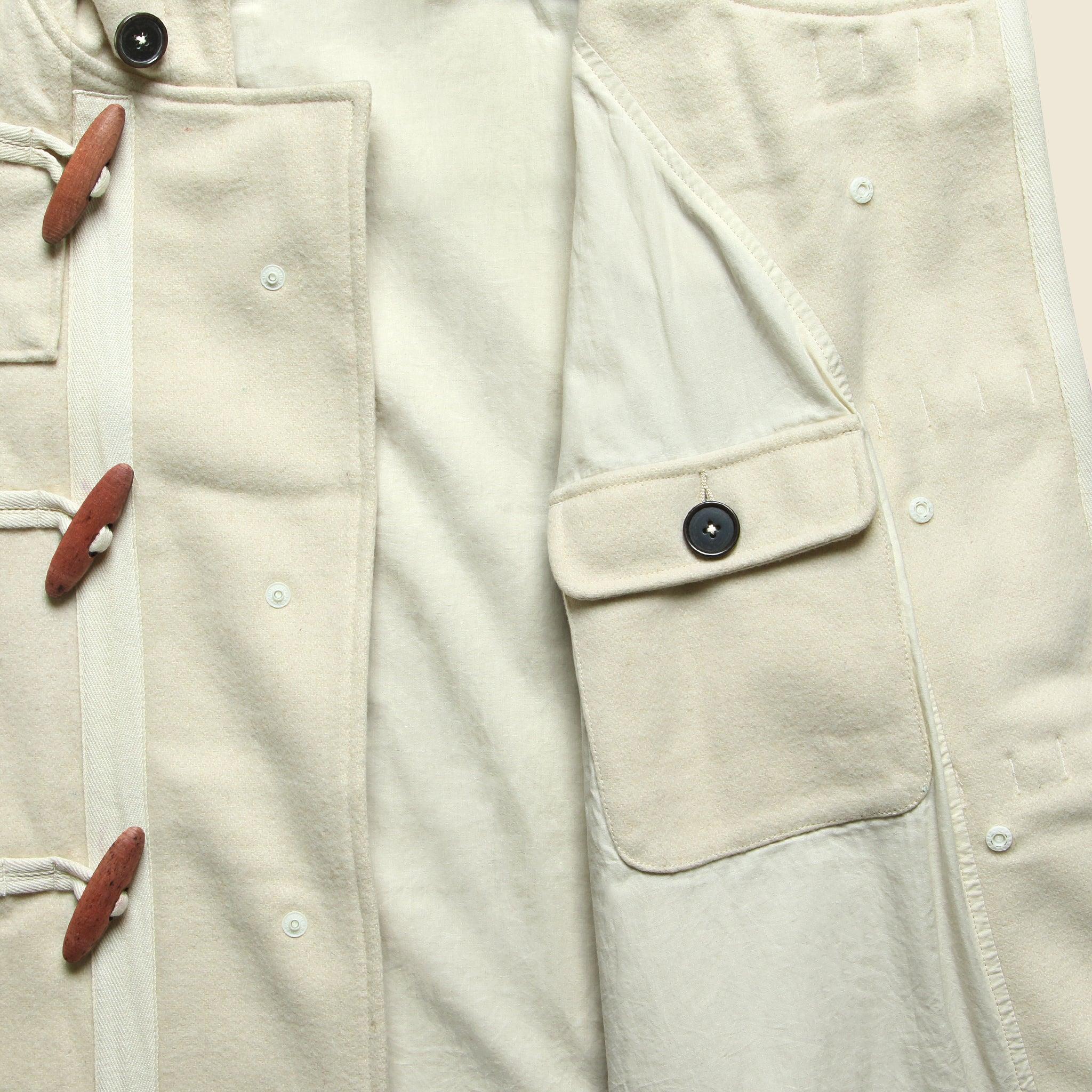 Military Duffle Coat - Mowbray Marl Ecru Product Image