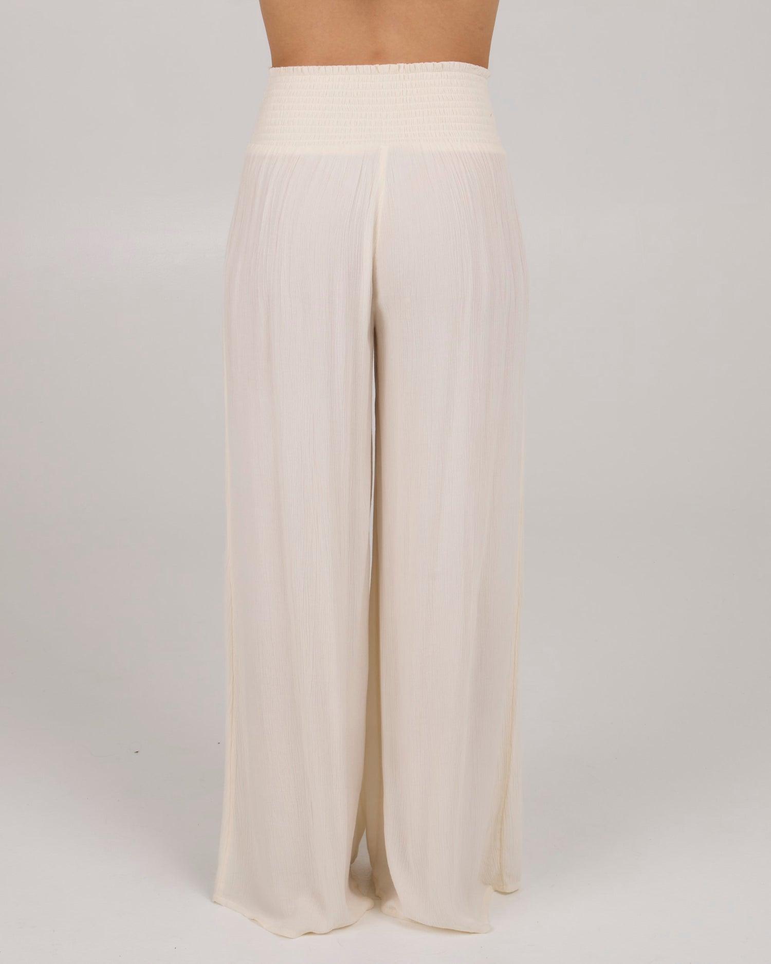 Mainland Beach Pant - Off White Product Image