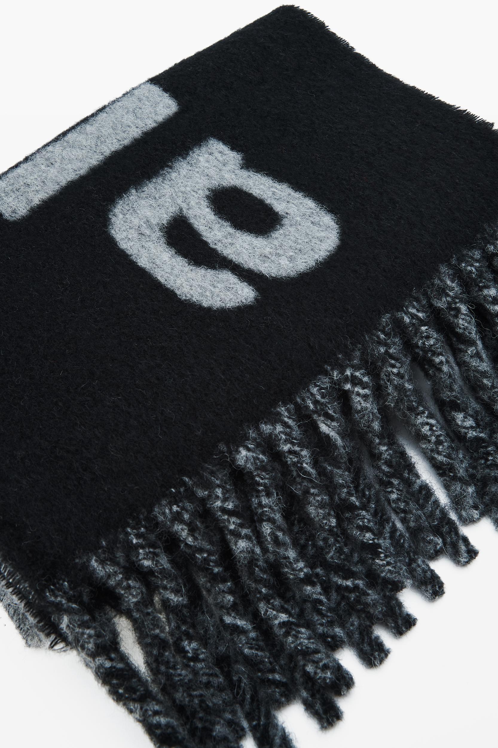 Jacquard Logo Scarf In Alpaca-wool Blend Product Image