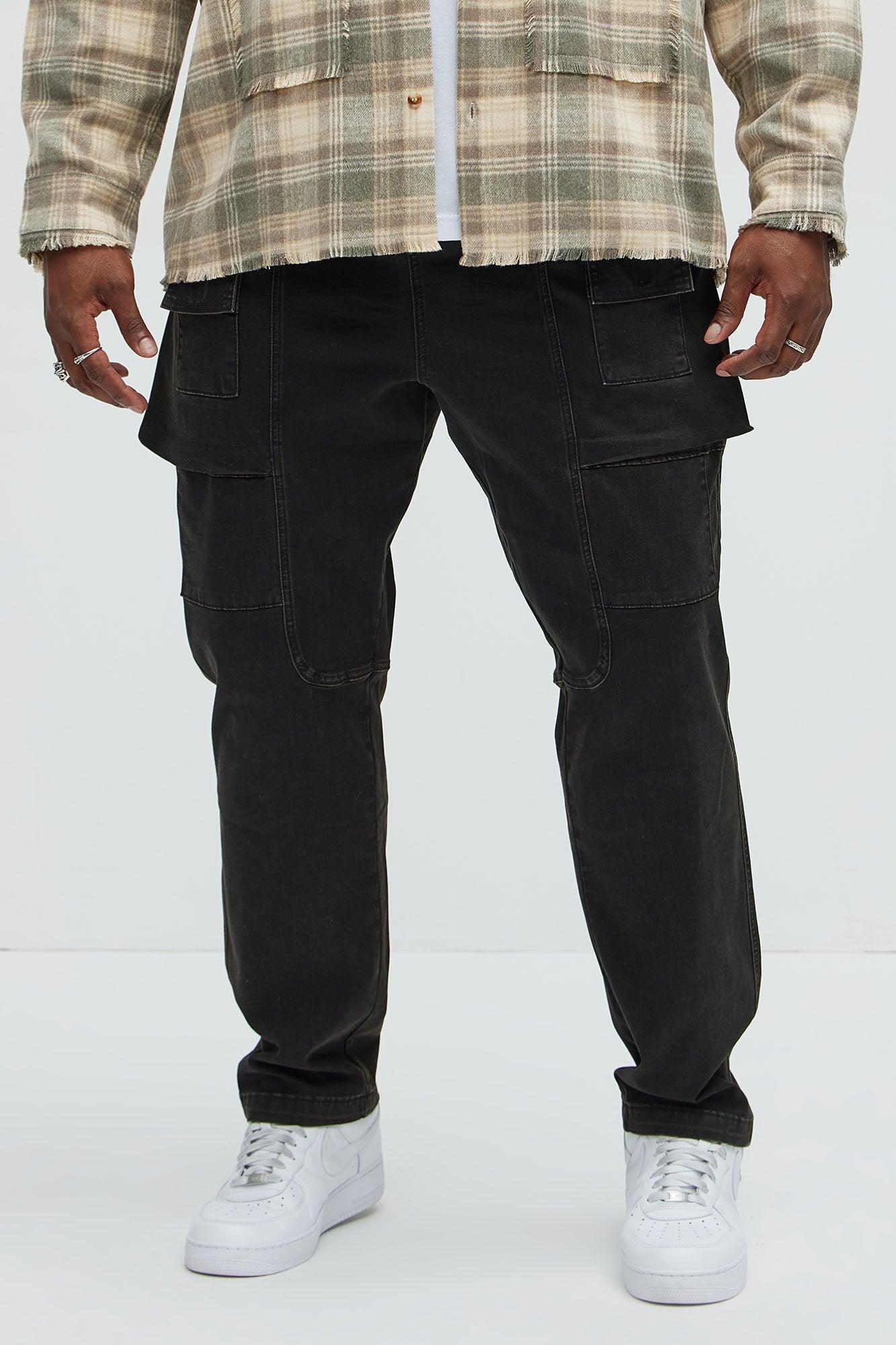 Pillar E-Waist Slim Jeans - Black Product Image