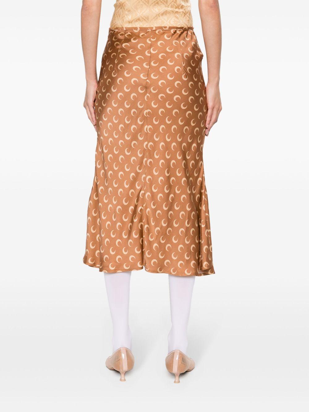 Crescent-Moon-print skirt Product Image