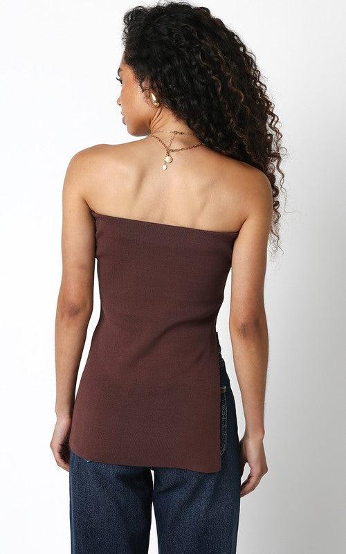 FINAL SALE Cassie Knit Tube Top Product Image
