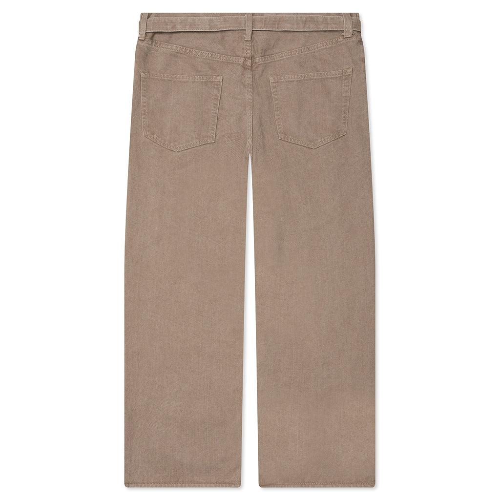Belted Jeans - Beige Male Product Image