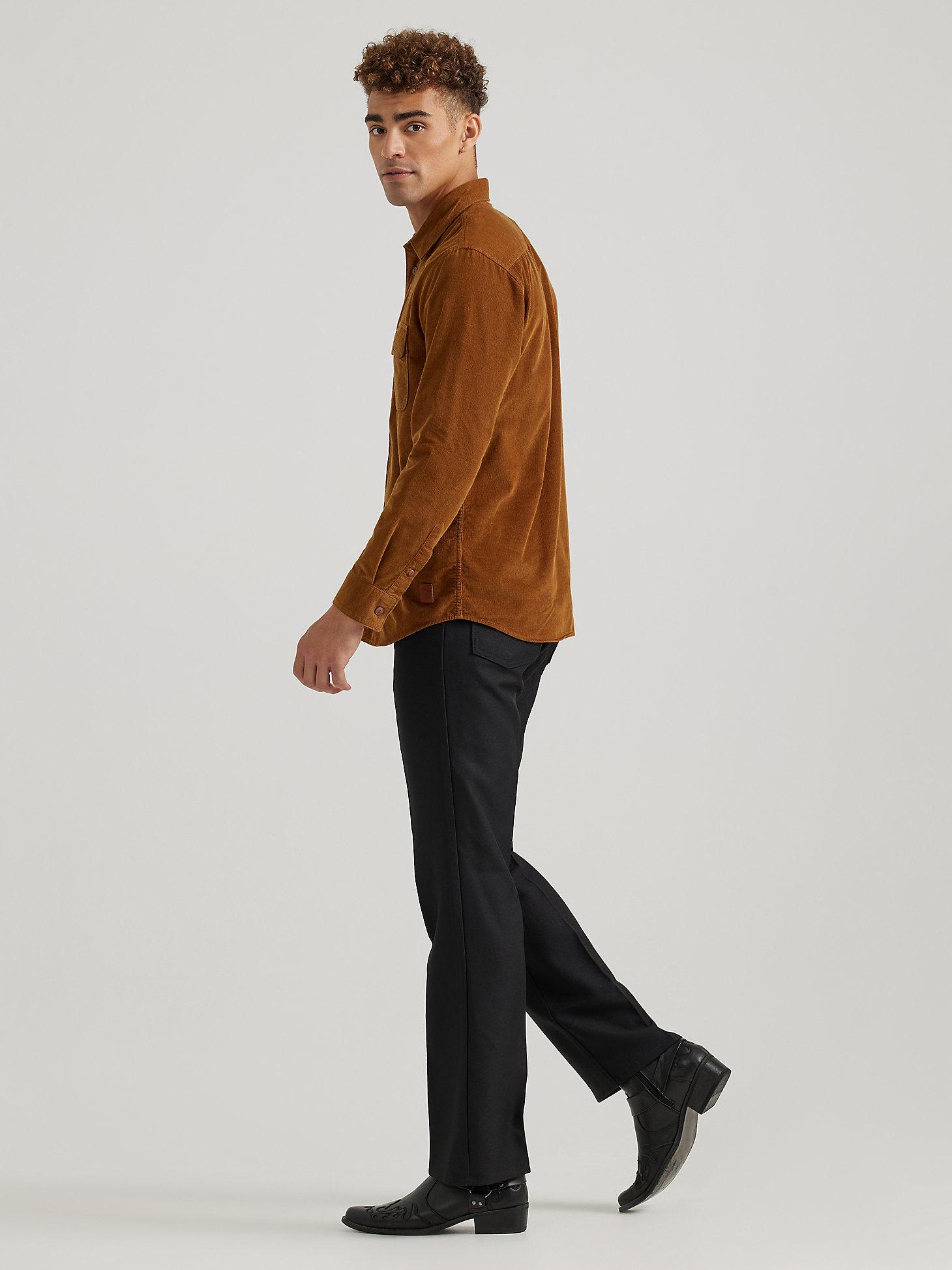 Wrangler x Buffalo Trace™ Men's Corduroy Shirt | Men's SHIRTS | Wrangler® Product Image