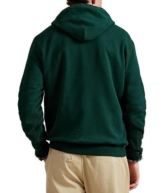 Polo Ralph Lauren Plaid-Logo Long Sleeve Fleece Hoodie Product Image