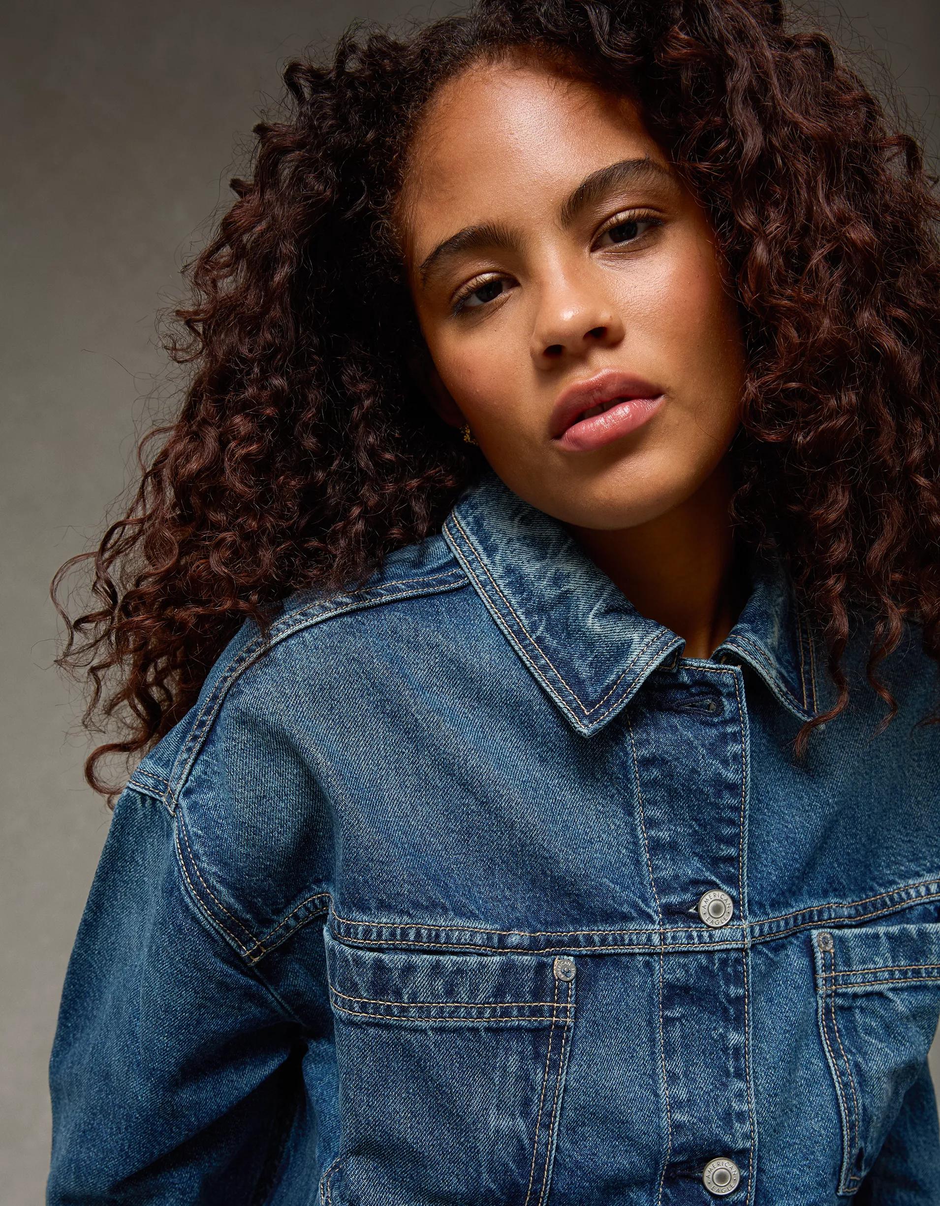 AE Swing Denim Jacket Product Image