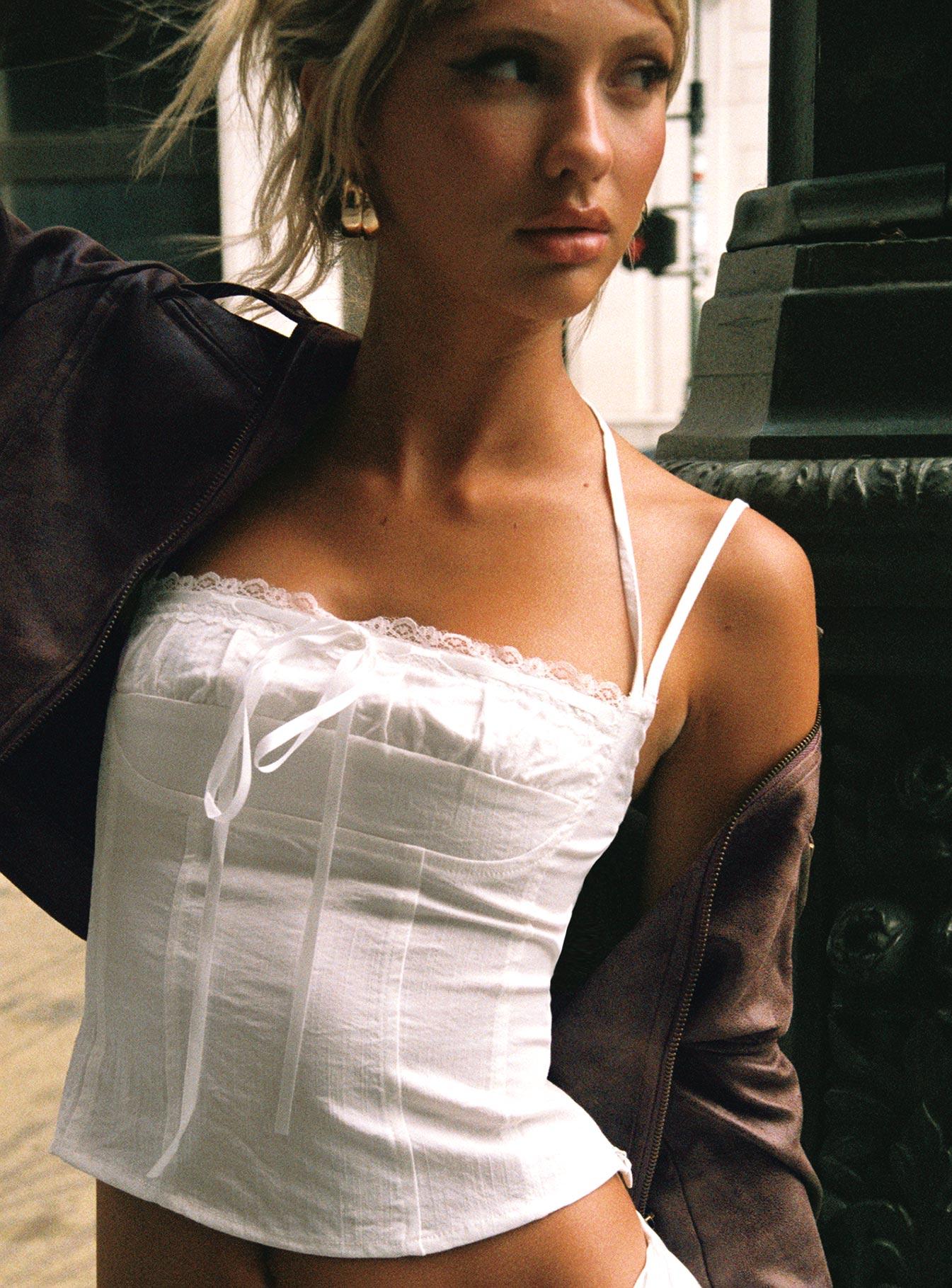 Trynia Top White Product Image