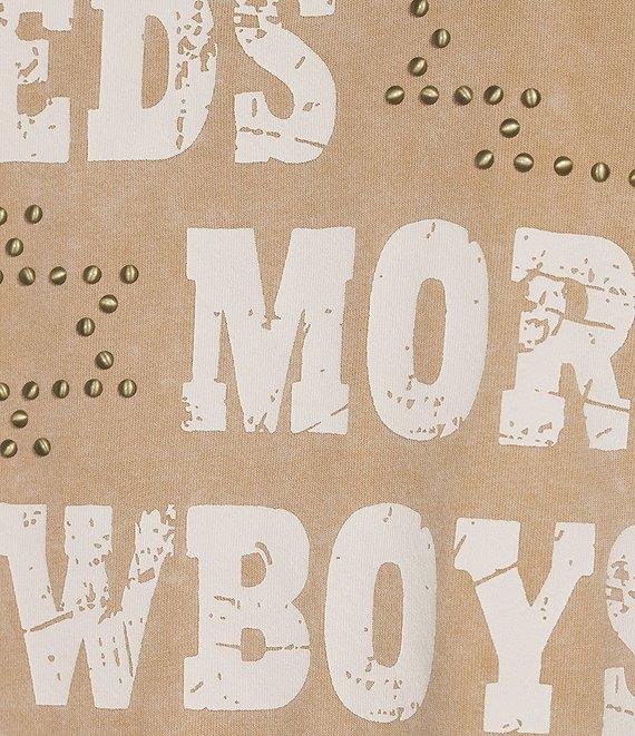 Ariat More Cowboys Western Studded Short Sleeve T-Shirt Product Image