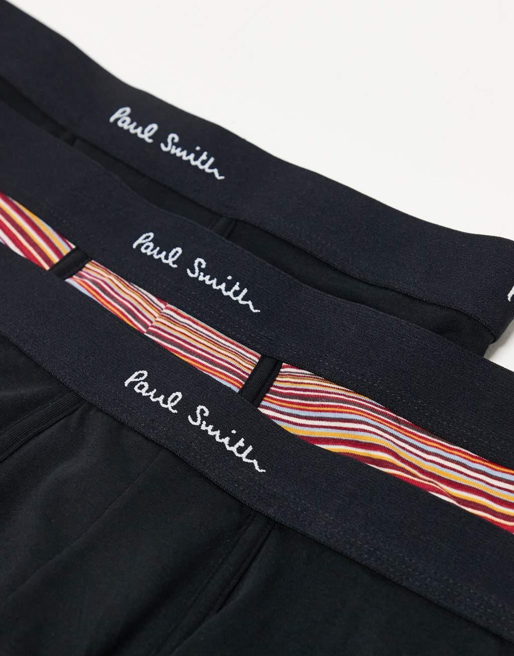 Paul Smith 3 pack logo trunks in multi Product Image